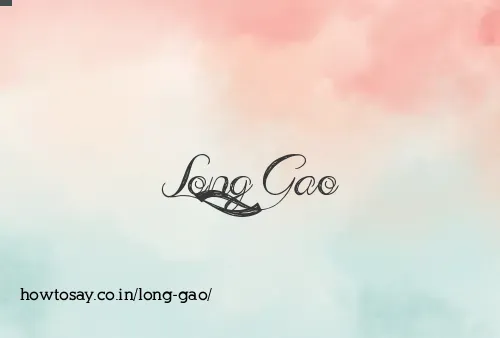 Long Gao