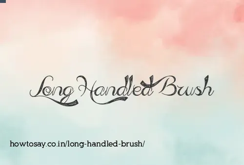 Long Handled Brush