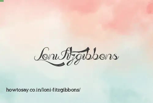 Loni Fitzgibbons