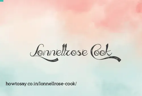 Lonnellrose Cook