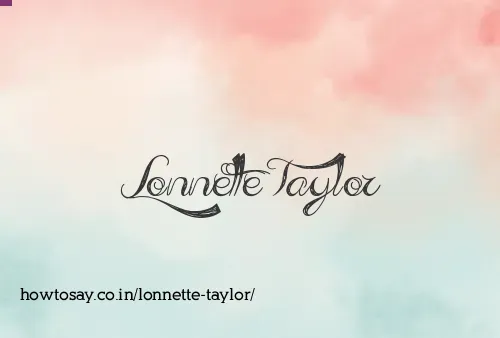 Lonnette Taylor