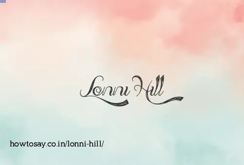 Lonni Hill