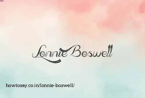 Lonnie Boswell