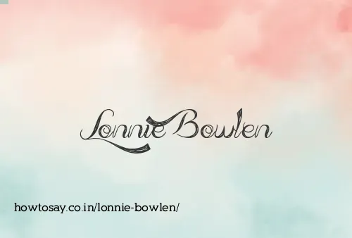 Lonnie Bowlen
