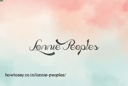 Lonnie Peoples