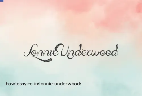 Lonnie Underwood