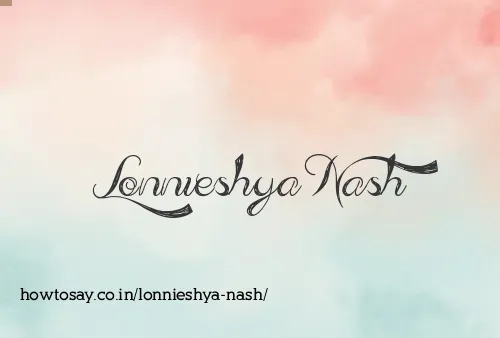 Lonnieshya Nash