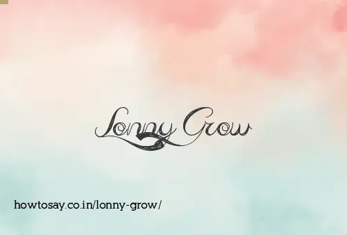 Lonny Grow