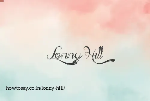 Lonny Hill