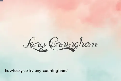 Lony Cunningham