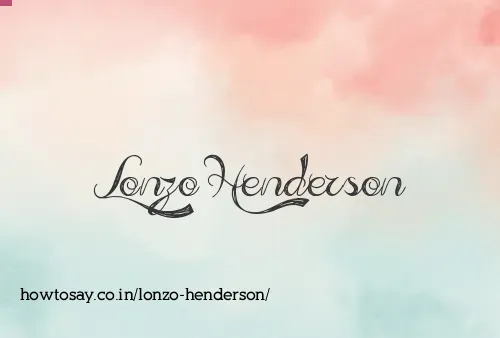 Lonzo Henderson