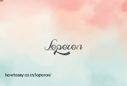 Loporon