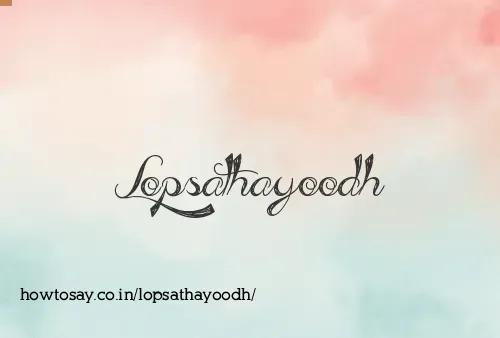 Lopsathayoodh