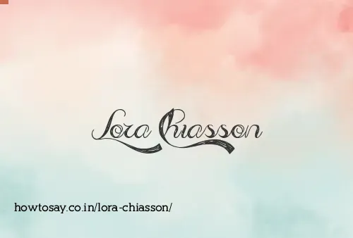 Lora Chiasson