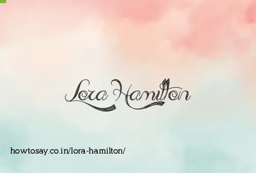 Lora Hamilton