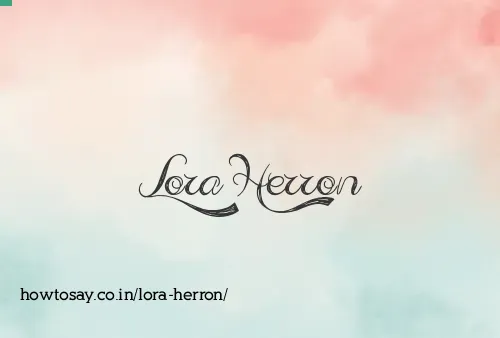 Lora Herron