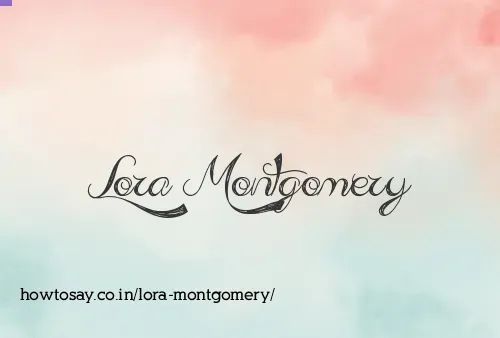 Lora Montgomery