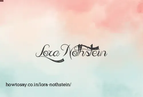 Lora Nothstein
