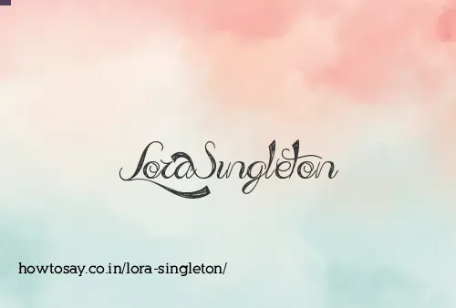 Lora Singleton