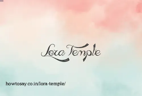 Lora Temple