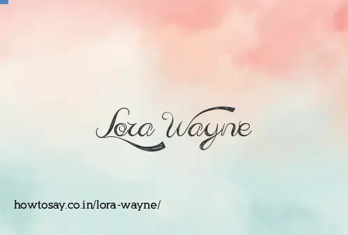 Lora Wayne