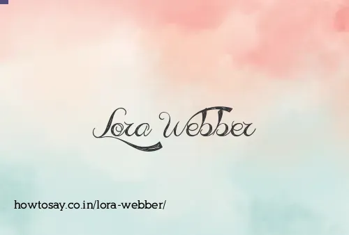 Lora Webber