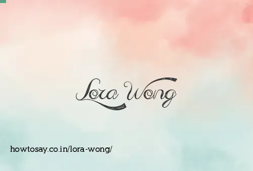 Lora Wong