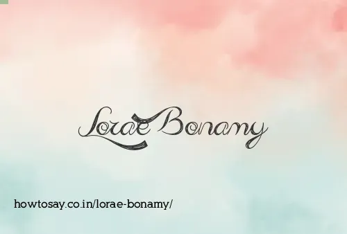 Lorae Bonamy
