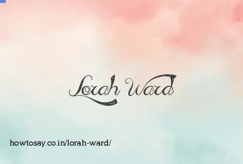 Lorah Ward