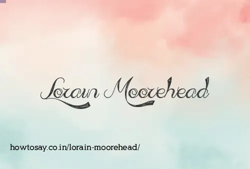 Lorain Moorehead