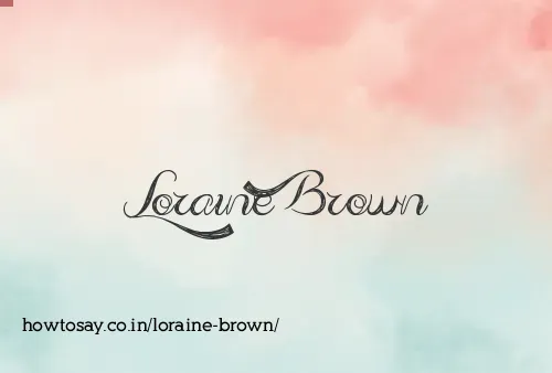 Loraine Brown