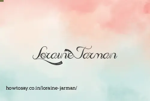 Loraine Jarman