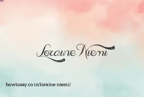 Loraine Niemi