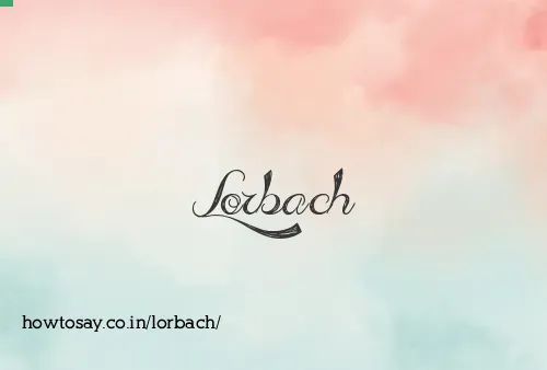 Lorbach