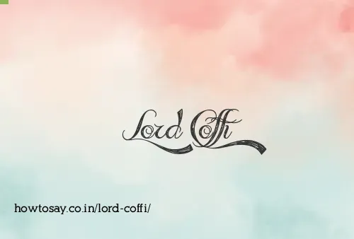 Lord Coffi