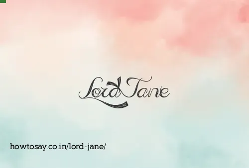 Lord Jane