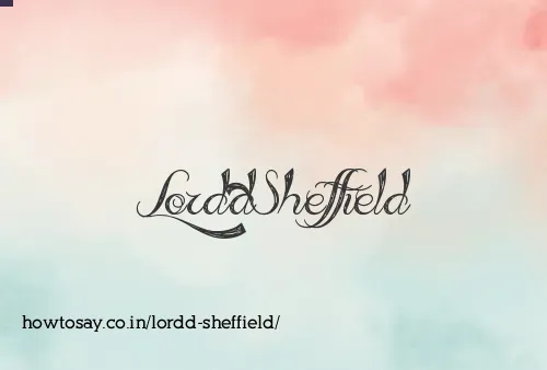 Lordd Sheffield