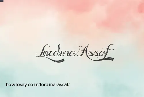 Lordina Assaf