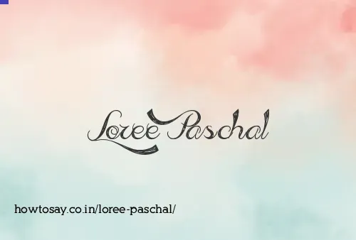 Loree Paschal