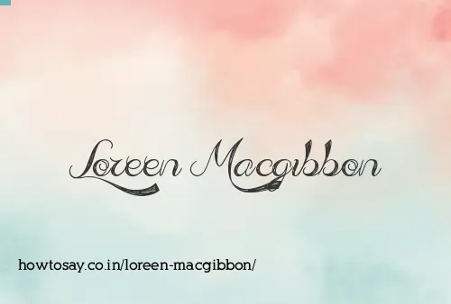 Loreen Macgibbon
