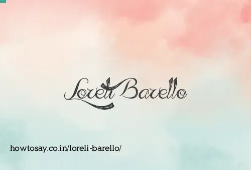 Loreli Barello
