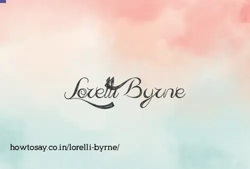 Lorelli Byrne