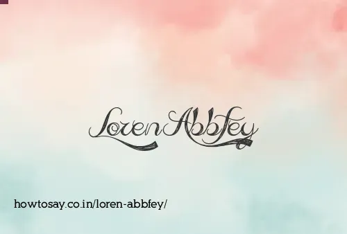 Loren Abbfey