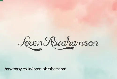 Loren Abrahamson