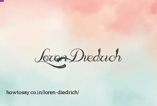 Loren Diedrich