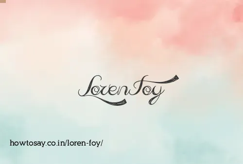 Loren Foy