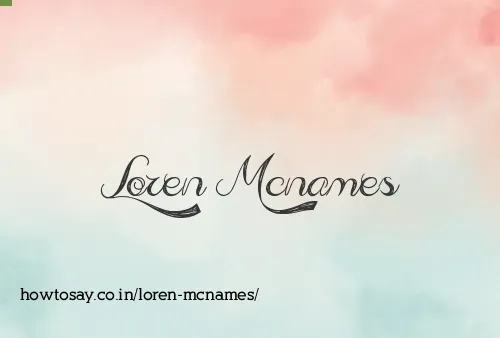 Loren Mcnames