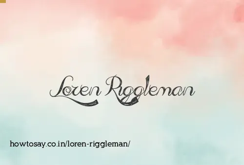 Loren Riggleman