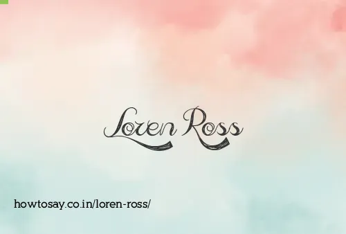 Loren Ross