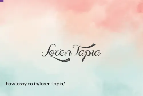 Loren Tapia